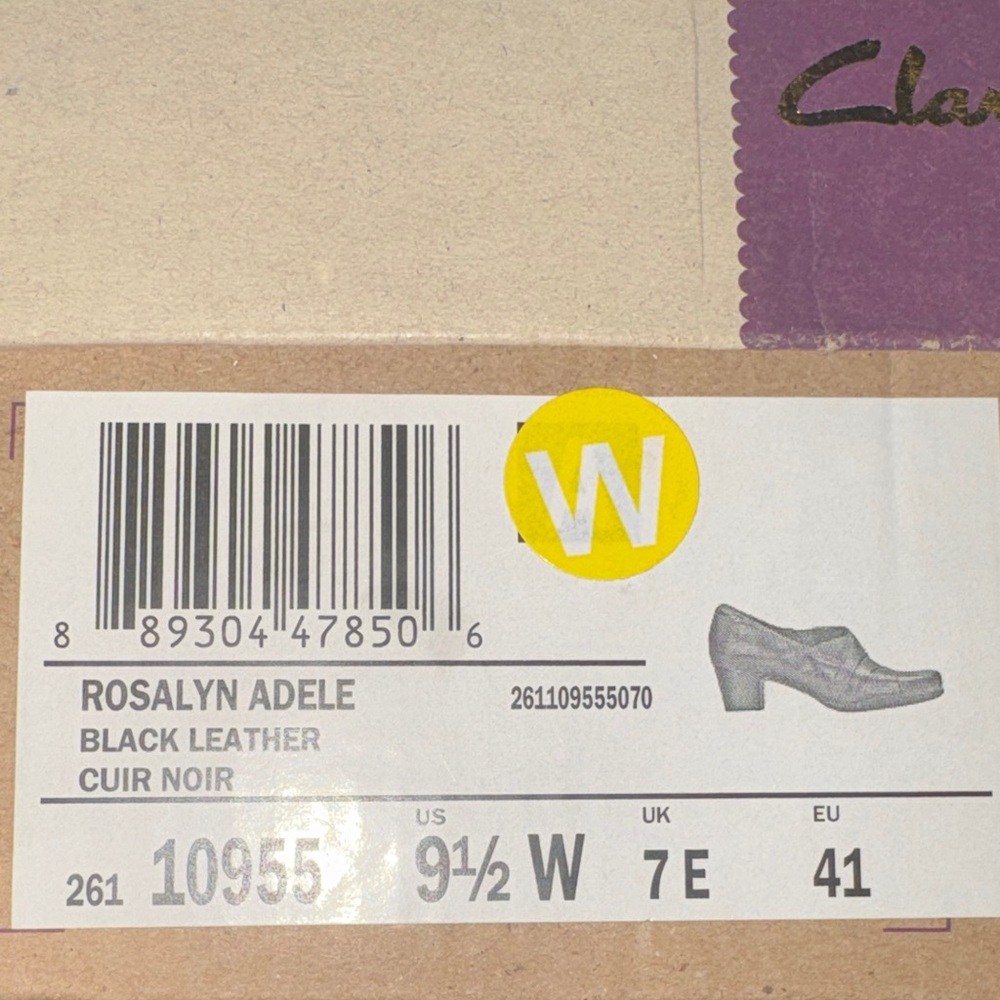 Clarks Women's Black shoes - Picture 6 of 7